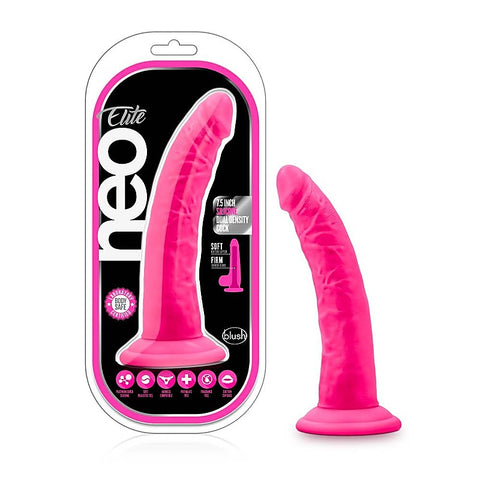 Neo Elite 7.5 inch Silicone Dual Density Realistic Cock