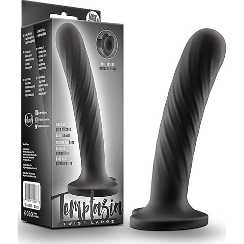 Temptasia Twist Large Suction Cup Dildo by Blush Novelties