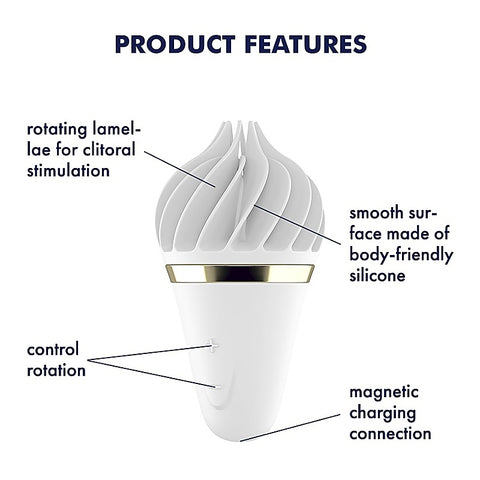 Sweet Treat Lay On Clitoral Vibrator by Satisfyer