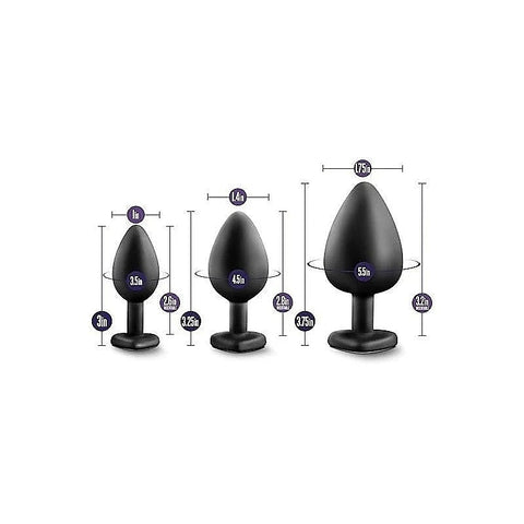 Luxe Bling Anal Plugs Training Kit by California Exotics