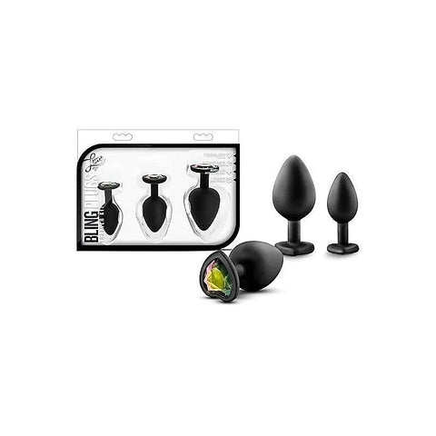 Luxe Bling Anal Plugs Training Kit by California Exotics