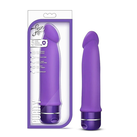 Luxe Purity Multi-Speed Vibrating Dildo
