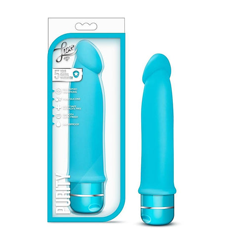 Luxe Purity Multi-Speed Vibrating Dildo