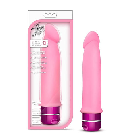 Luxe Purity Multi-Speed Vibrating Dildo