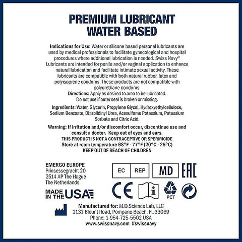 Water Based Adult Lubricant by Swiss Navy