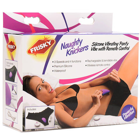 Naughty Knickers Silicone Remote Panty Vibe by XR Brands