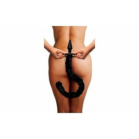 Tailz Cat Tail Anal Plug and Mask Set by XR Brands