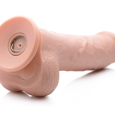 Dual Density Squirting Dildo Light Skin Tone w/ Remote