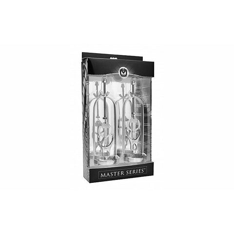 Stainless Steel Clover Clamp Nipple Stretcher by XR Brands