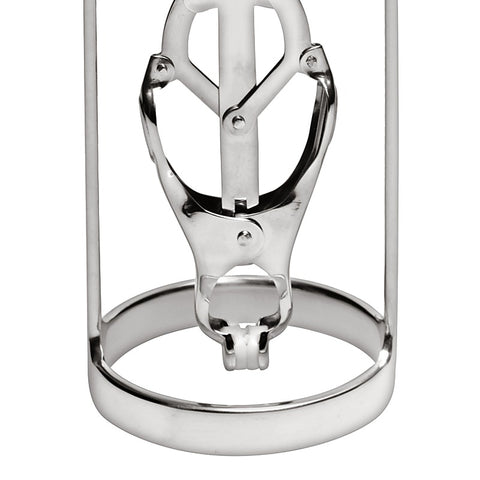 Stainless Steel Clover Clamp Nipple Stretcher by XR Brands