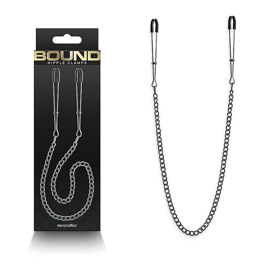 Bound Nipple Clamps - DC3 by NS Novelties