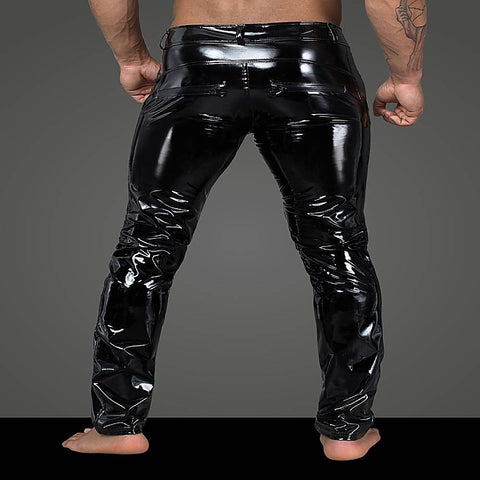 Long Elastic PVC Pants by Noir Handmade