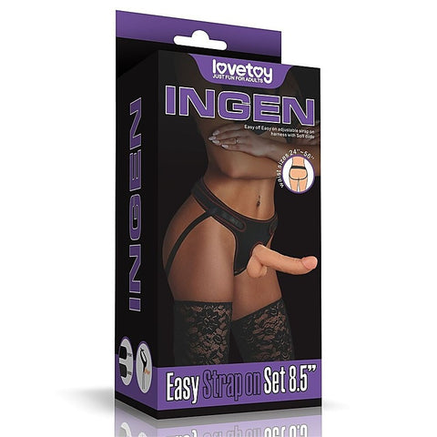Easy Strap On Set 8.5 Inch by Lovetoy