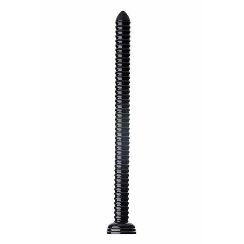 Hosed Ribbed Hose Suction Cup Anal Dildo by XR Brands