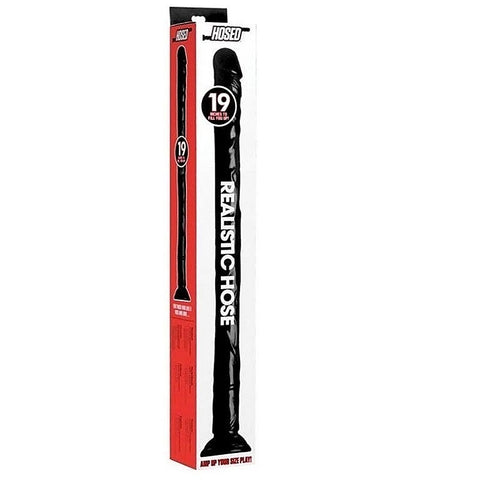 Hosed Realistic Hose Big Black Anal Dildo by XR Brands
