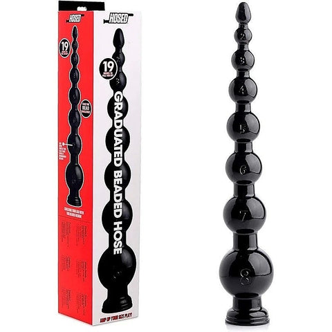 Hosed Beaded Hose Anal Dildo by XR Brands