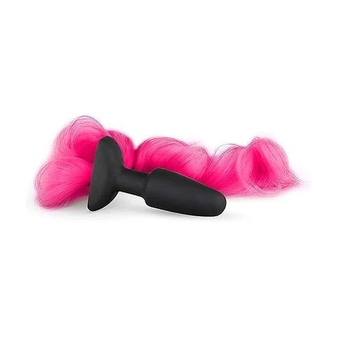 Fetish Collection Silicone Butt Plug with Tail by Easytoys