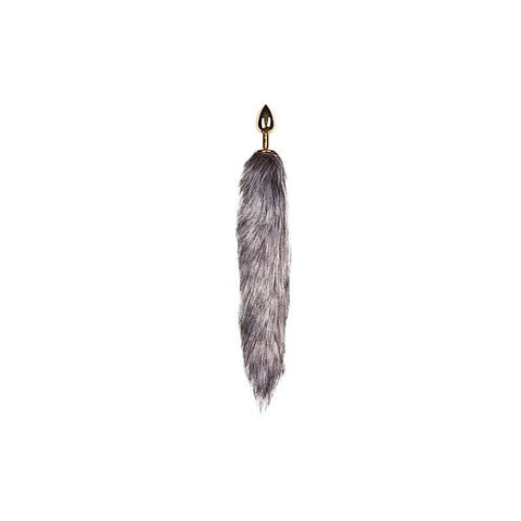 Fox Tail No 5 Gold Anal Plug by Easytoys