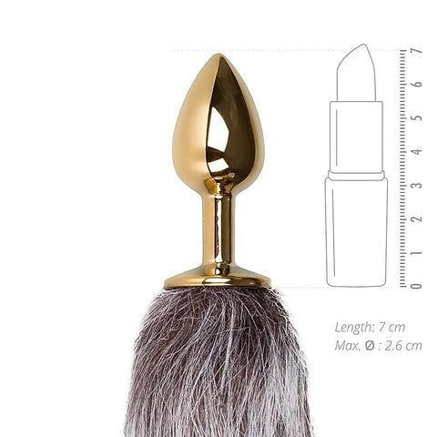 Fox Tail No 5 Gold Anal Plug by Easytoys