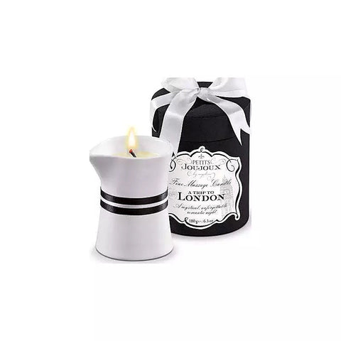 A Trip to London Massage Candle by Petits Joujoux