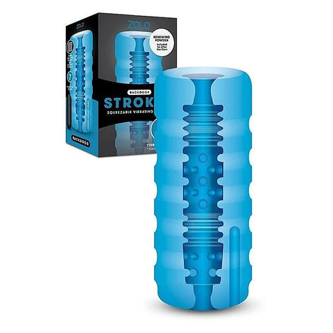Zolo Backdoor Squeezable Vibrating Mens Stroker