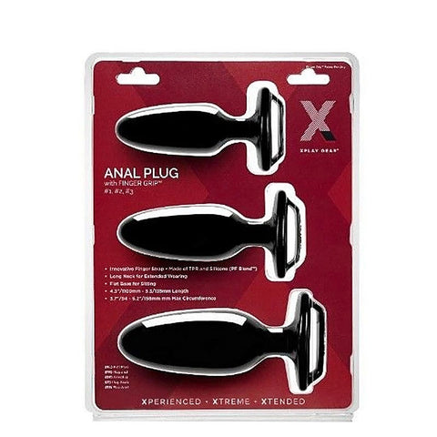 Xplay Finger Grip Anal Plug 5L by Perfect Fit