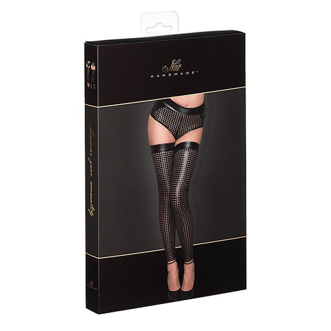 Ladies Lasercut Stockings by Noir Handmade