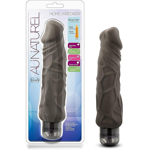 Au Naturel Home Wrecker Vibrating Dildo by Blush Novelties