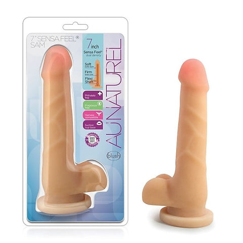 Au Naturel Sam Realistic Dong 7 Inch by Blush Novelties
