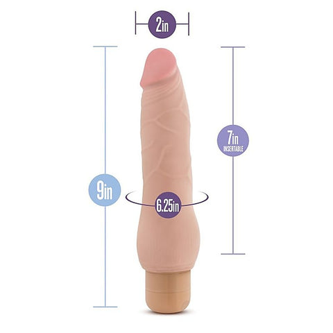Au Naturel Fabien Vibrating Dildo by Blush Novelties