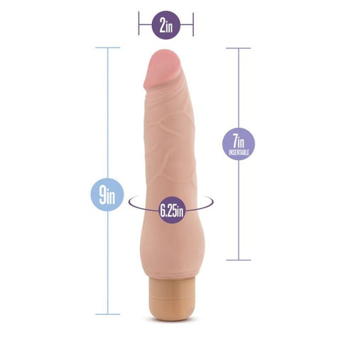 Au Naturel Fabien Vibrating Dildo by Blush Novelties
