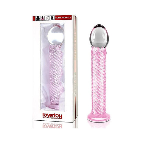 Glass Romance 7 Realistic Glass Dildo by Lovetoy