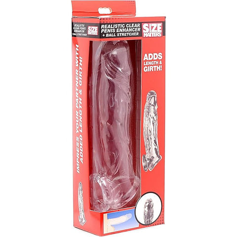 Size Matters Realistic Clear Penis Enhancer by XR Brands