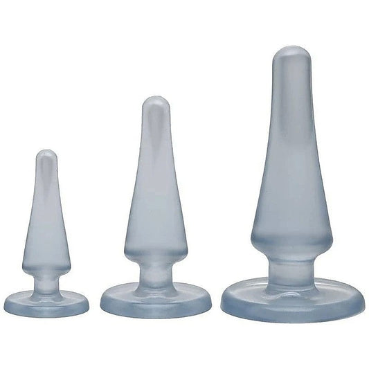 Crystal Jellies Anal Initiation Butt Plug Kit by Doc Johnson