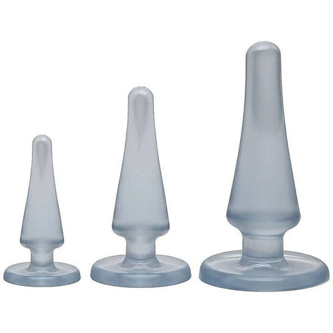 Crystal Jellies Anal Initiation Butt Plug Kit by Doc Johnson
