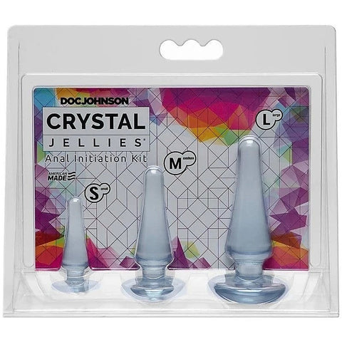 Crystal Jellies Anal Initiation Butt Plug Kit by Doc Johnson