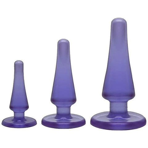 Crystal Jellies Anal Initiation Butt Plug Kit by Doc Johnson