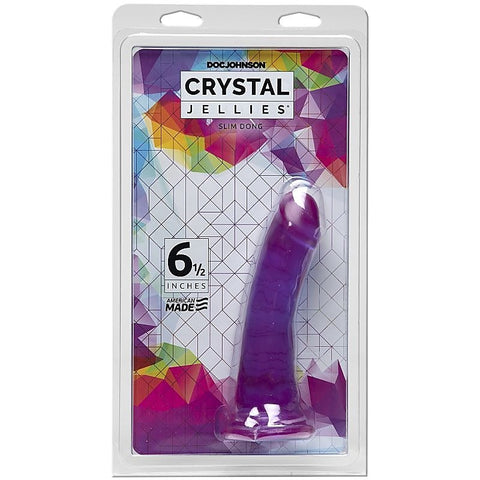 Crystal Jellies 6.5 Inch Slim Realistic Dong by Doc Johnson