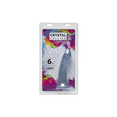Crystal Jellies 6.5 Inch Slim Realistic Dong by Doc Johnson