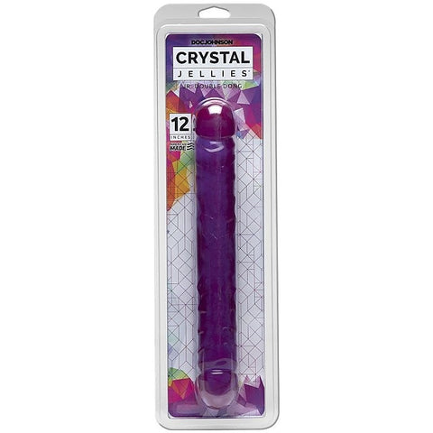 Crystal Jellies Jr Double Dong by Doc Johnson