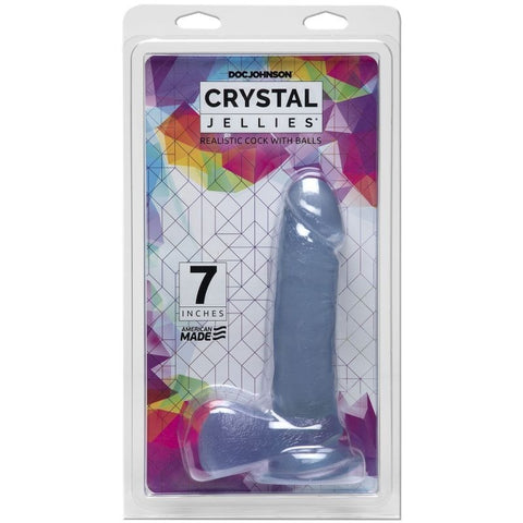 Realistic Cock With Balls by Doc Johnson