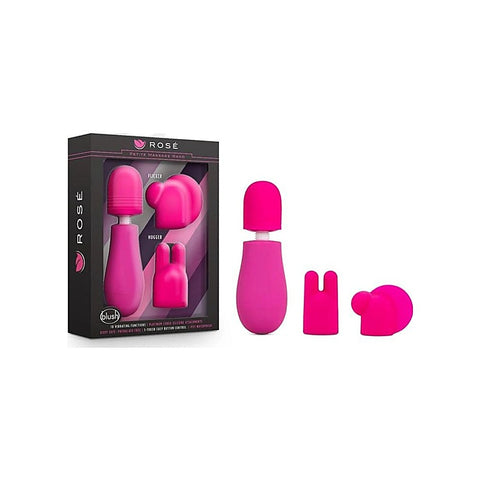 Rose Petite Massage Body Wand Vibrator by Blush Novelties