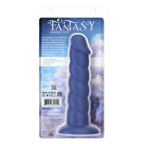 Unicorn Silicone Dildo Blue by BMS Factory