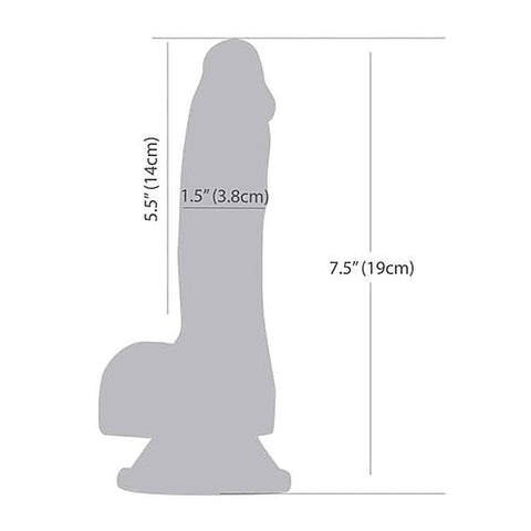 Addiction Luke Glow in the Dark Realistic Dildo