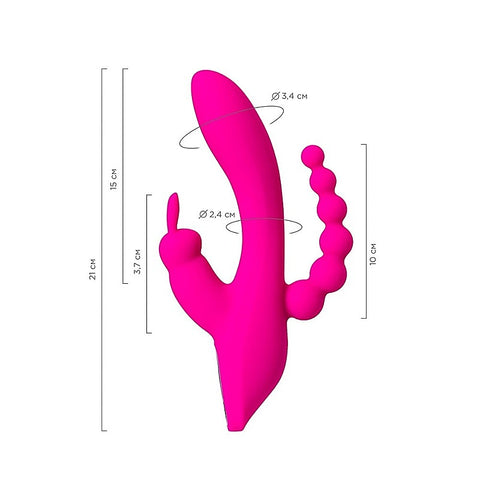 JOS Spanky Triple Stimulator Rabbit by ToyFa