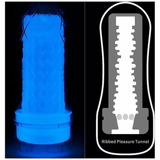 Lumino Play Male Ribbed Masturbator by Lovetoy