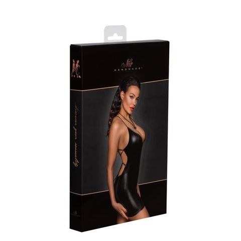 Power Wetlook Mini Dress by Noir Handmade