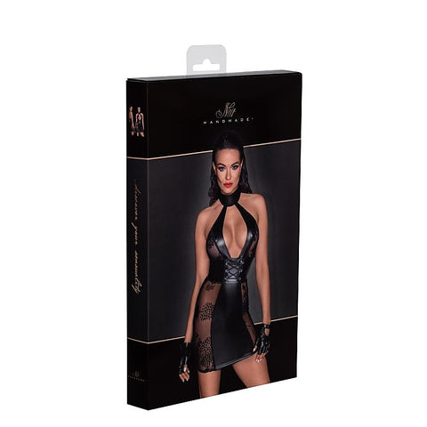 Power Wetlook Short Tulle Dress by Noir Handmade