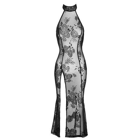 Long Tulle Bondage Play Women Dress by Noir Handmade