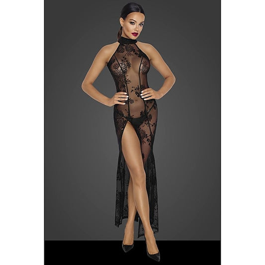Long Tulle Bondage Play Women Dress by Noir Handmade